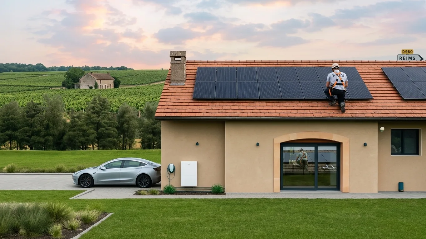 Borne recharge IRVE à Reims